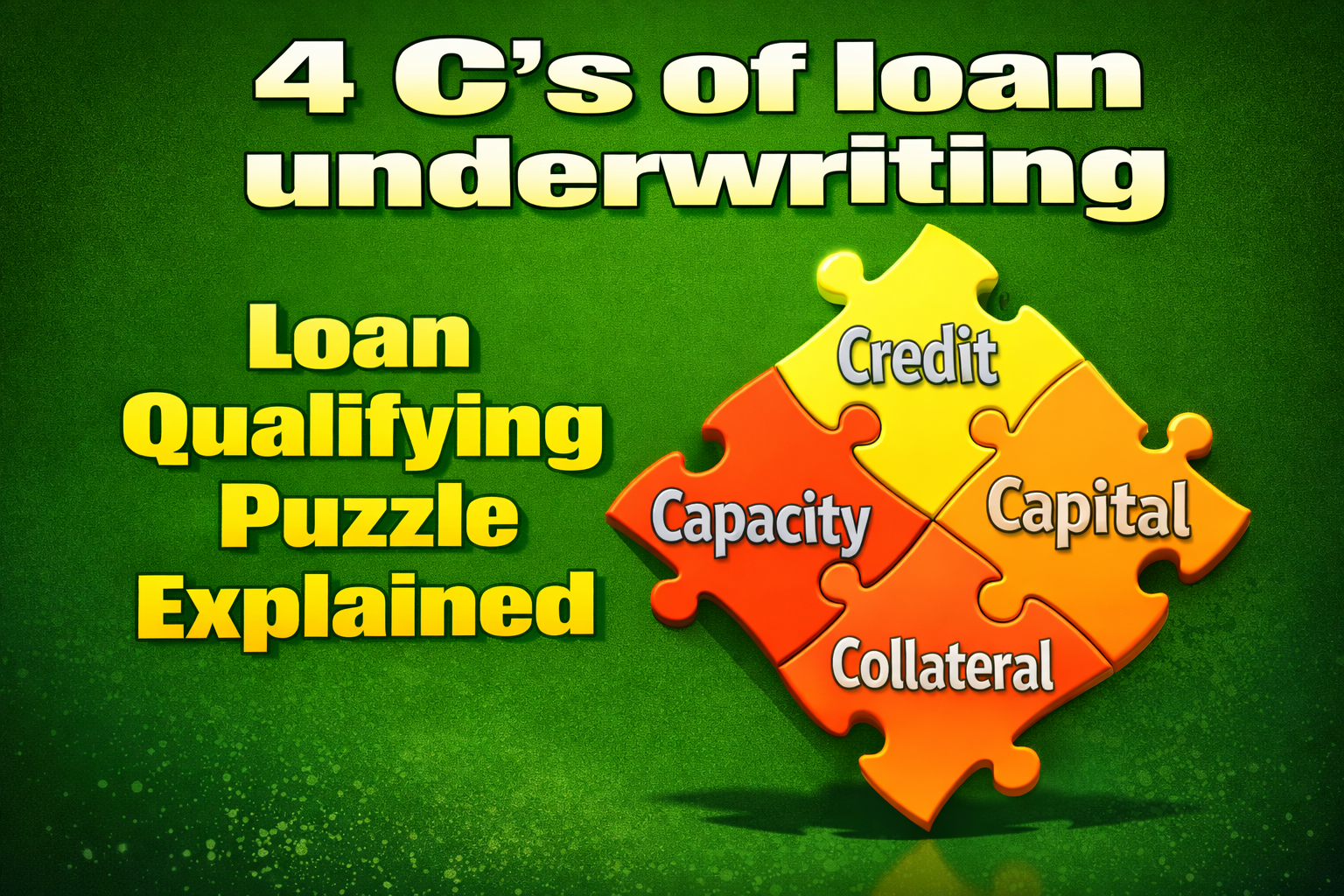 The 4 C's of Home Loan Underwriting