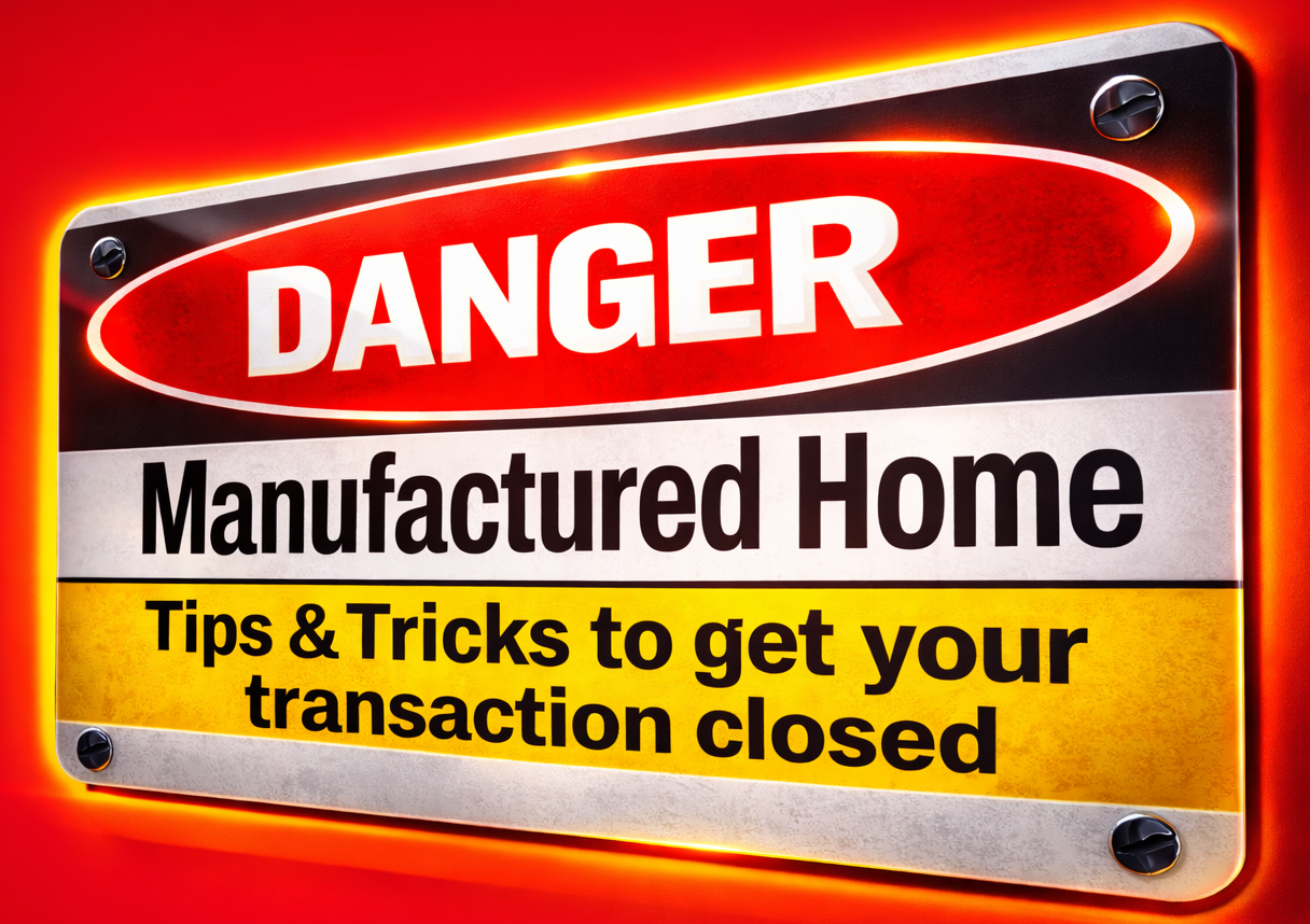 Manufactured Home — Loan Tips