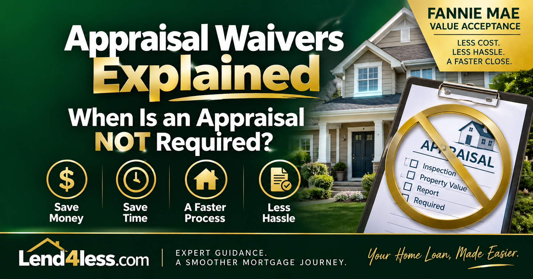 When an appraisal isn't needed