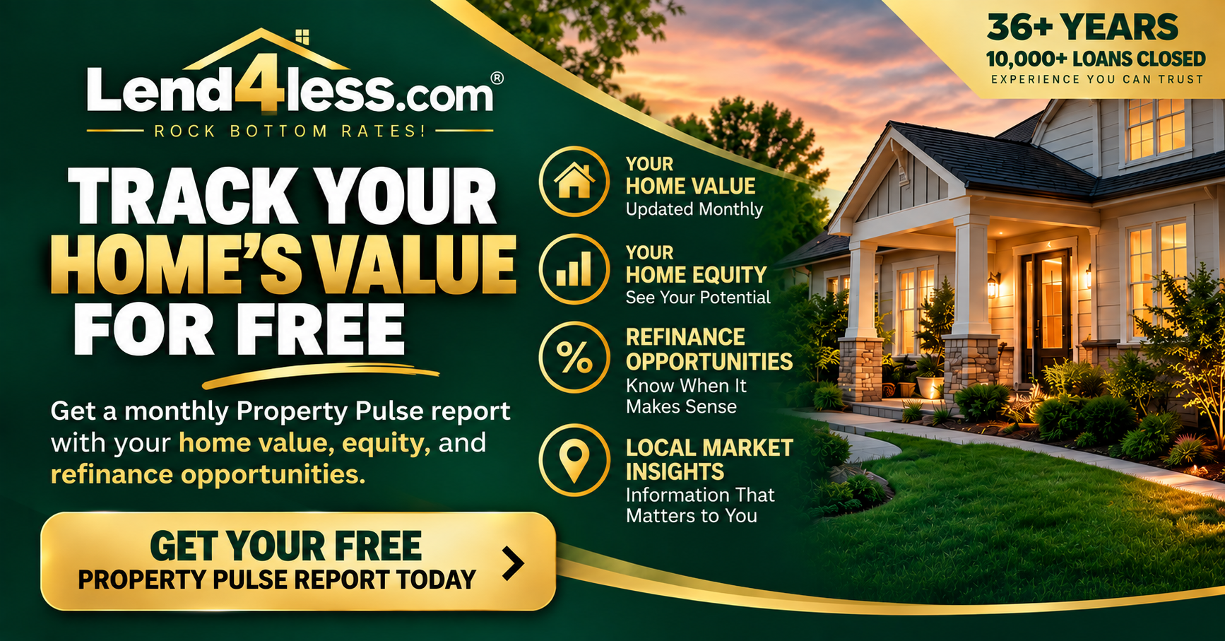 Track your home value for free