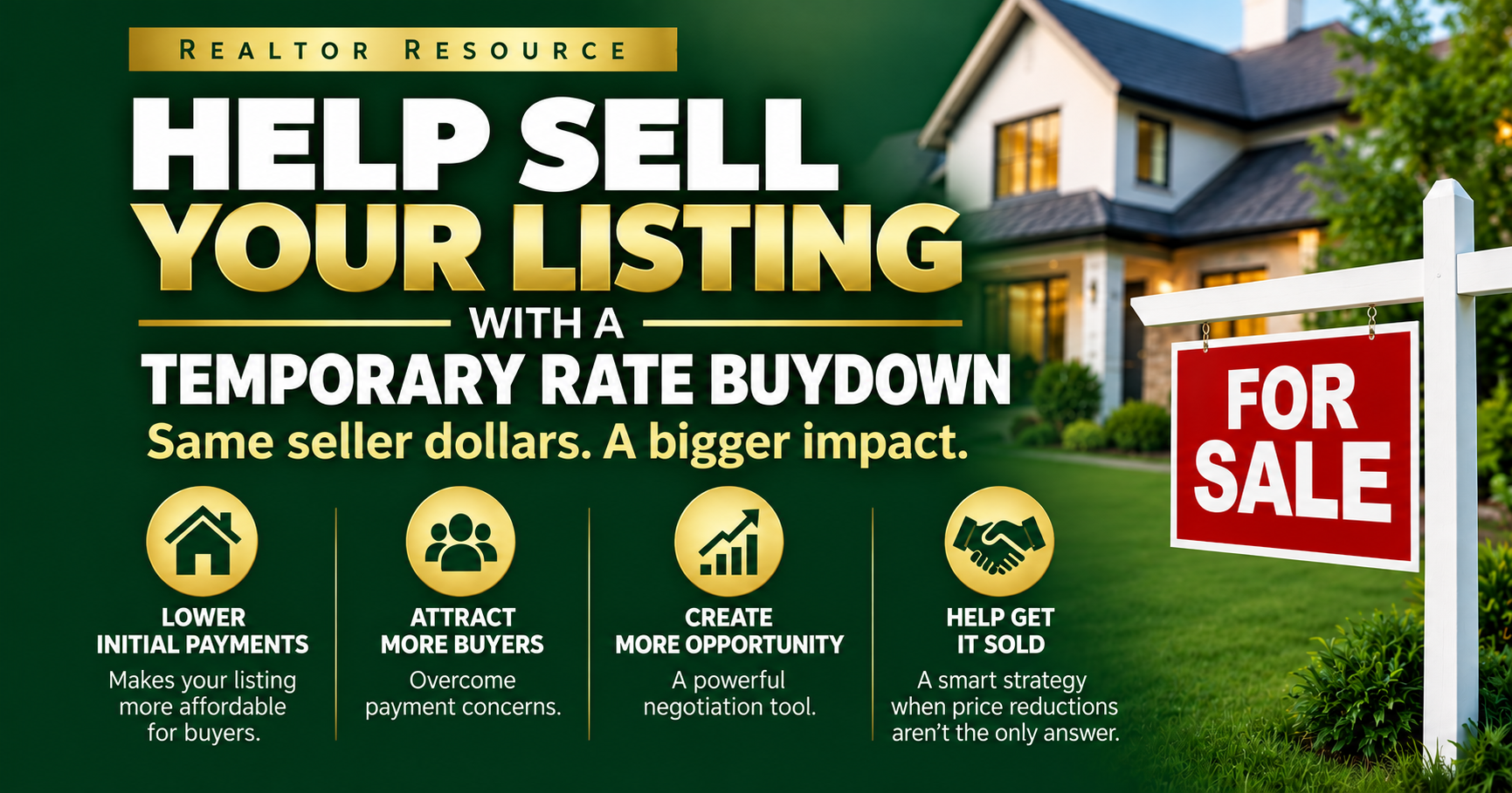 Temporary Rate Buydowns — A Powerful Tool to Help Sell Your Listings