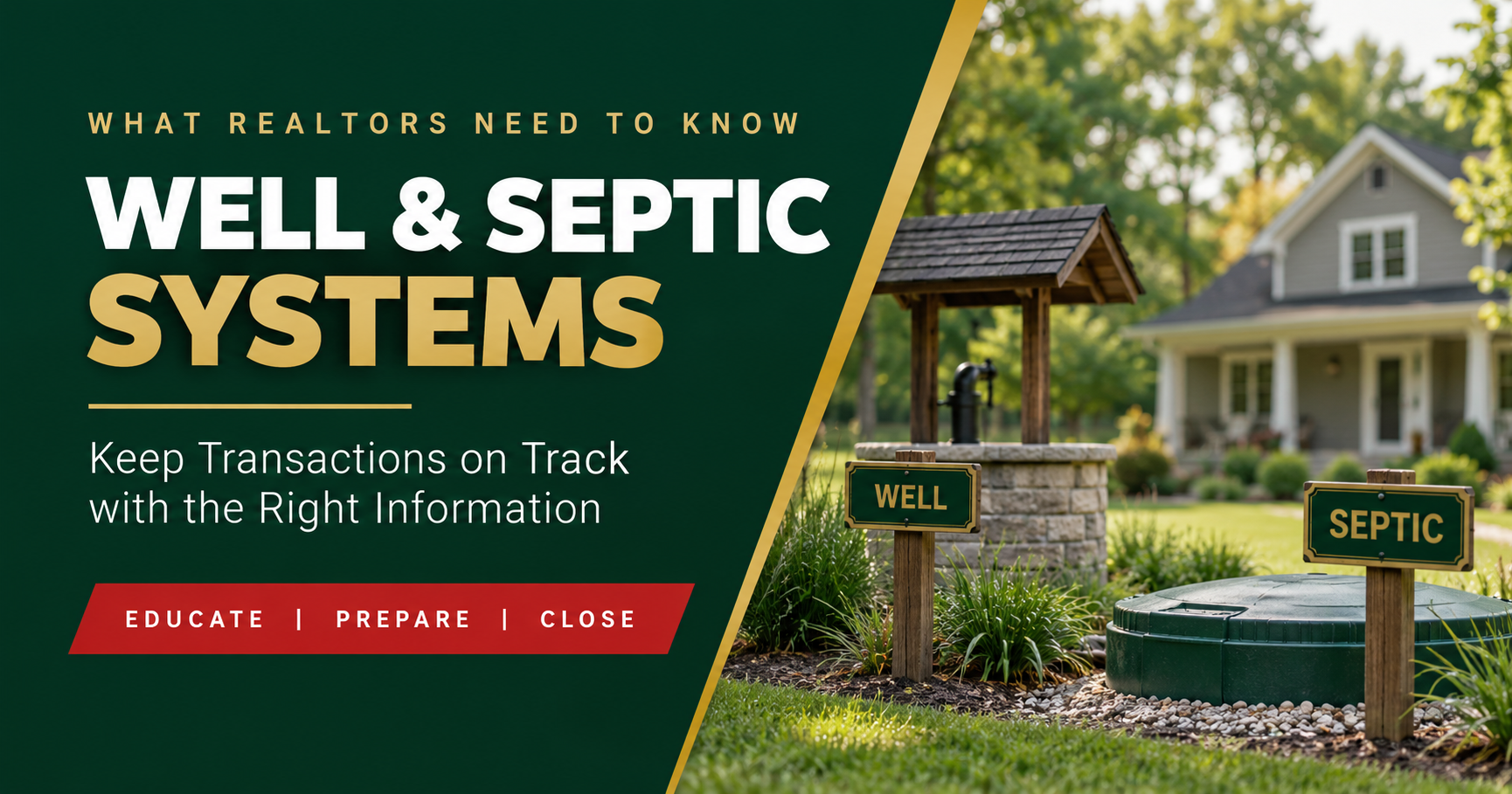 Well & Septic Systems-what agents need to know